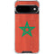 Morocco Flag Distressed Google Pixel 10 Clear Case